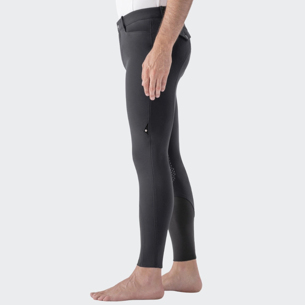 Mens Grafton B Move Breeches | Knee Grip | Night Grey
