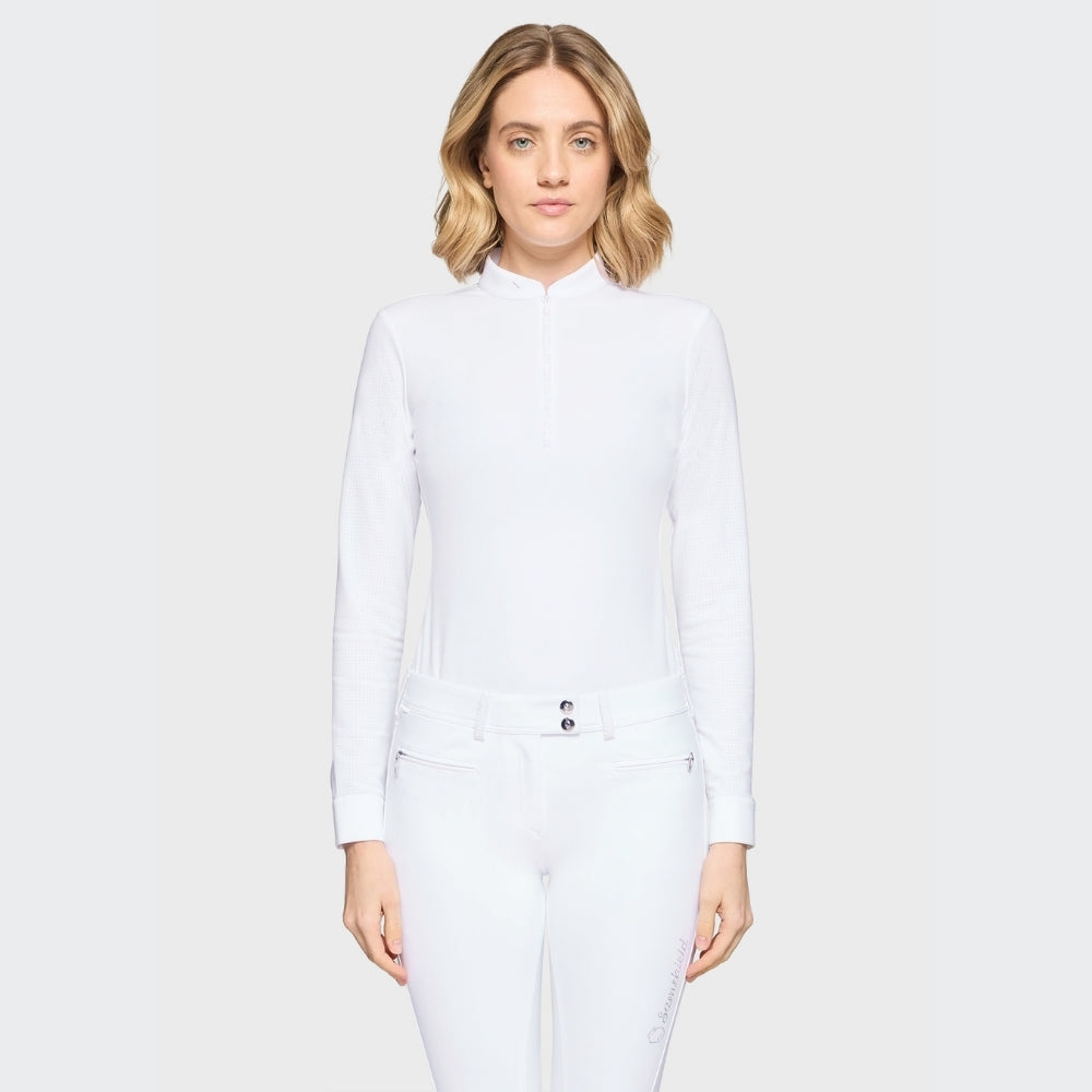 Ladies Lou Show Shirt | Long Sleeves | White