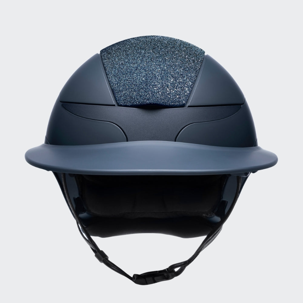 Xanto Helmet | Sun Visor | Swarovski Top | Matt Navy