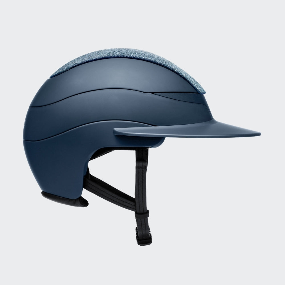 Xanto Helmet | Sun Visor | Swarovski Top | Matt Navy