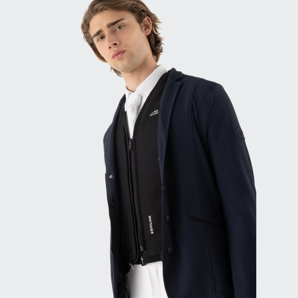 Mens Eqcargiac Mesh Show Jacket | Navy