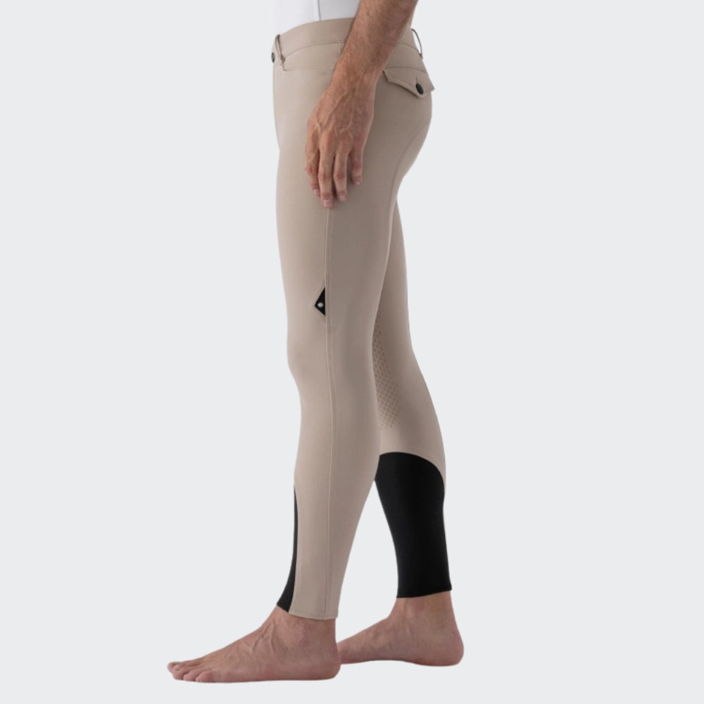 Mens Grafton B Move Breeches | Knee Grip | Beige