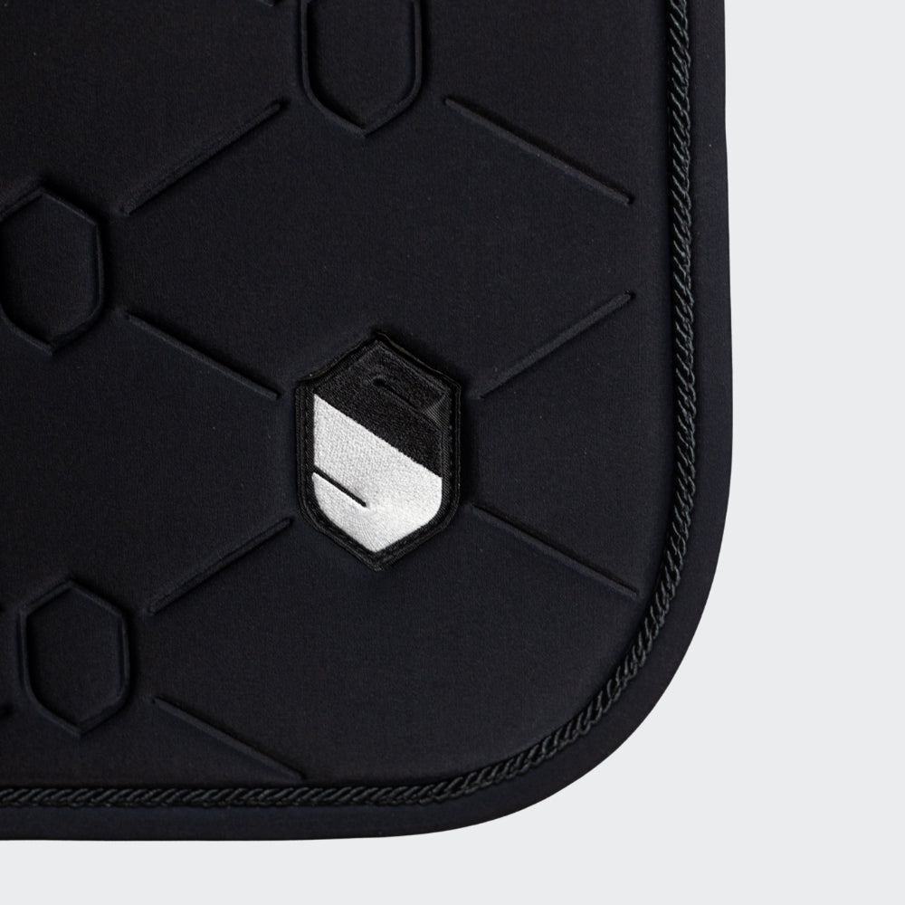 SpineShield Embroidery Jumping Saddle Pad | Black