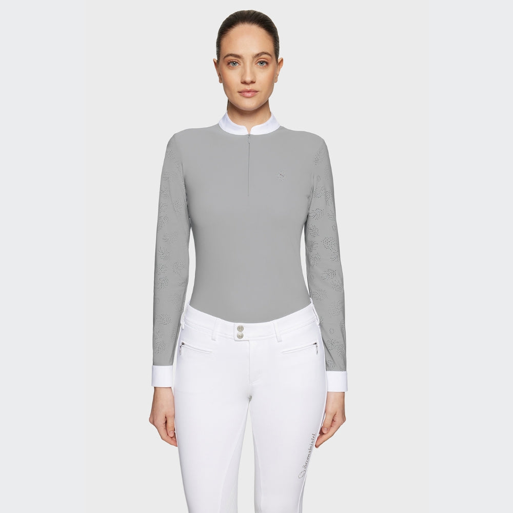 Ladies Louison Air Show Shirt | Long Sleeves | Light Grey
