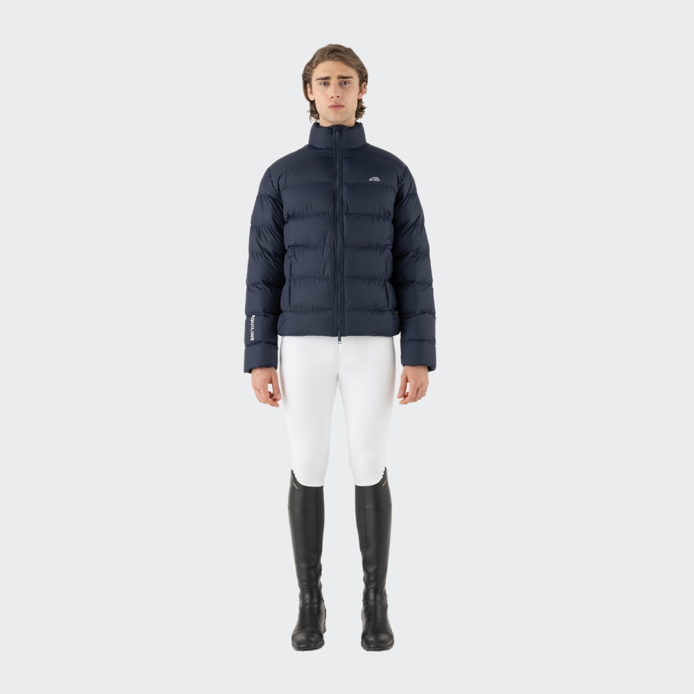 Mens Eqratek Padded Coat | Navy