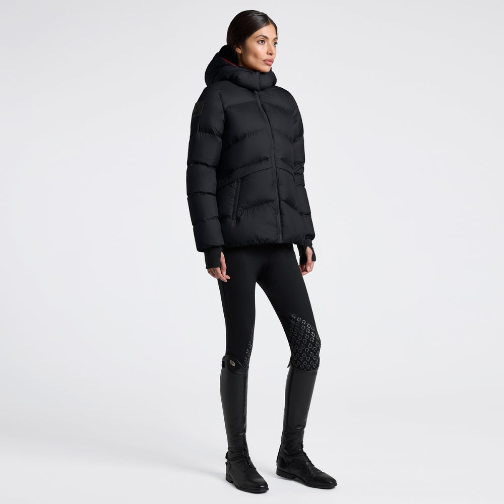 Ladies CT Hooded Down Padded Coat | Navy