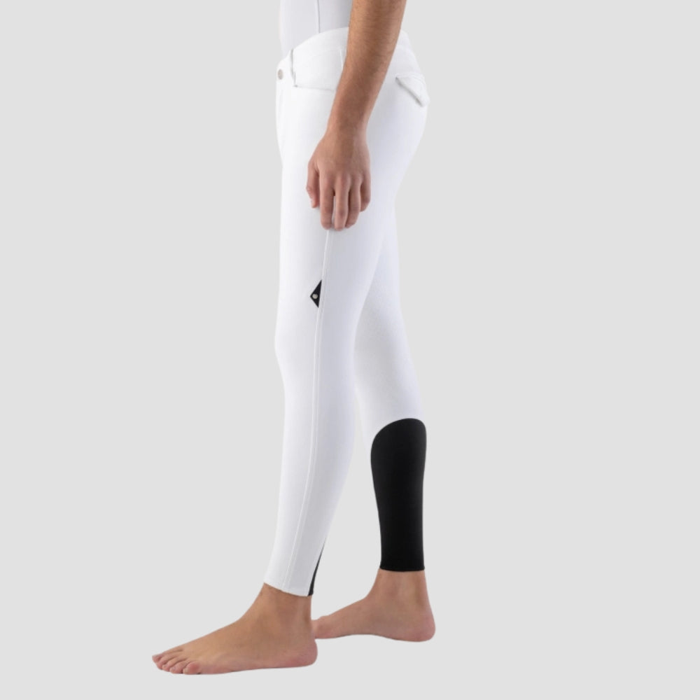 Mens Albertk B Move Breeches | Knee Grip | White