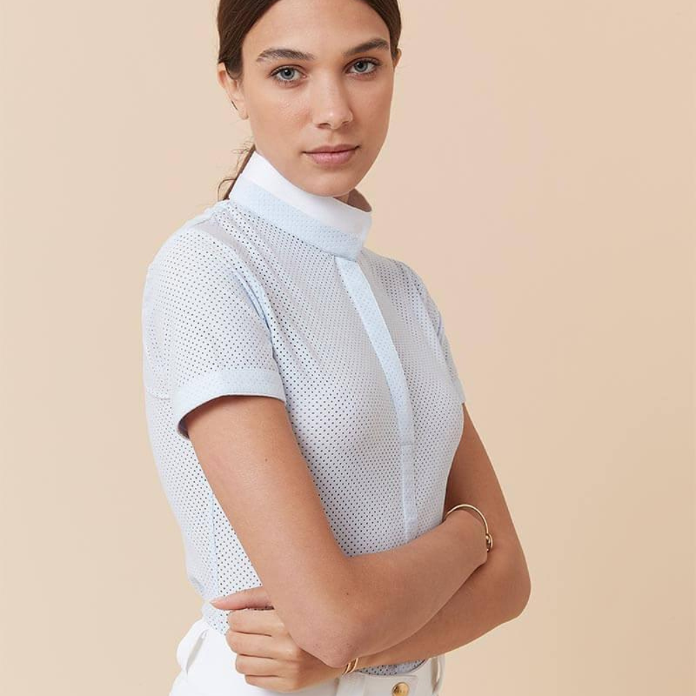 Ladies Helios Short Sleeve Competition Polo | Sky Blue