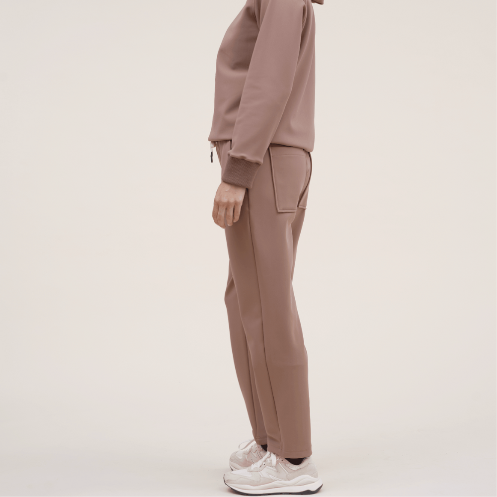 Ladies Big Ali Casual Joggers | Mocha