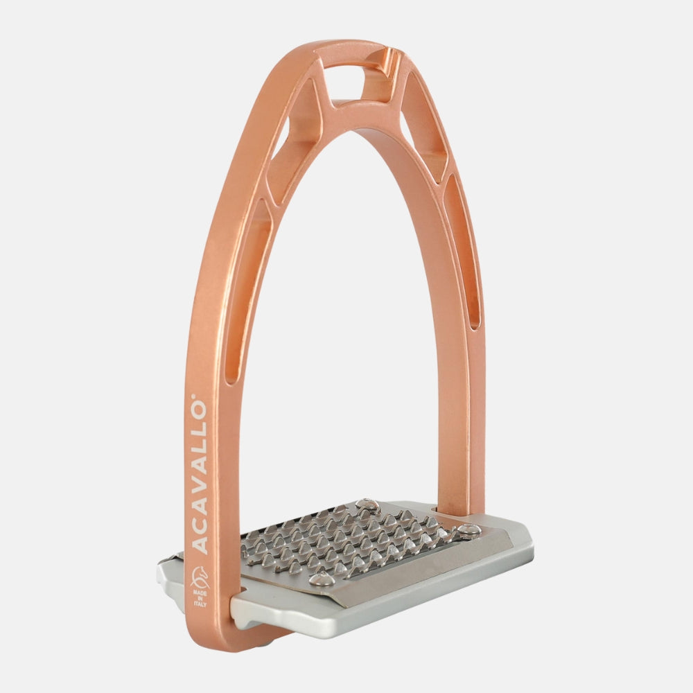 Arco Alupro Aluminium Stirrup | Rose Gold