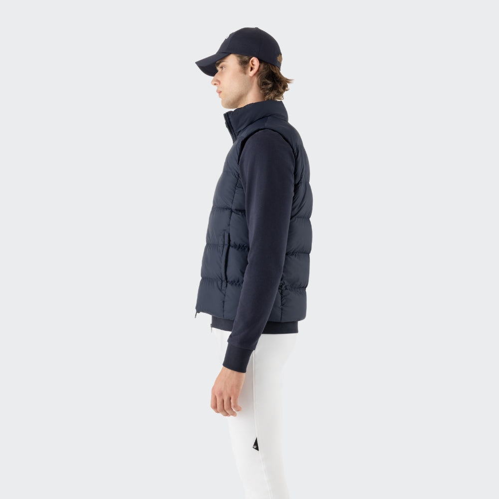 Mens Eqcortek Padded Vest | Navy