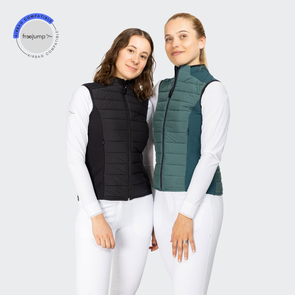 Ladies Kloé Down Padded Vest | Emerald Green