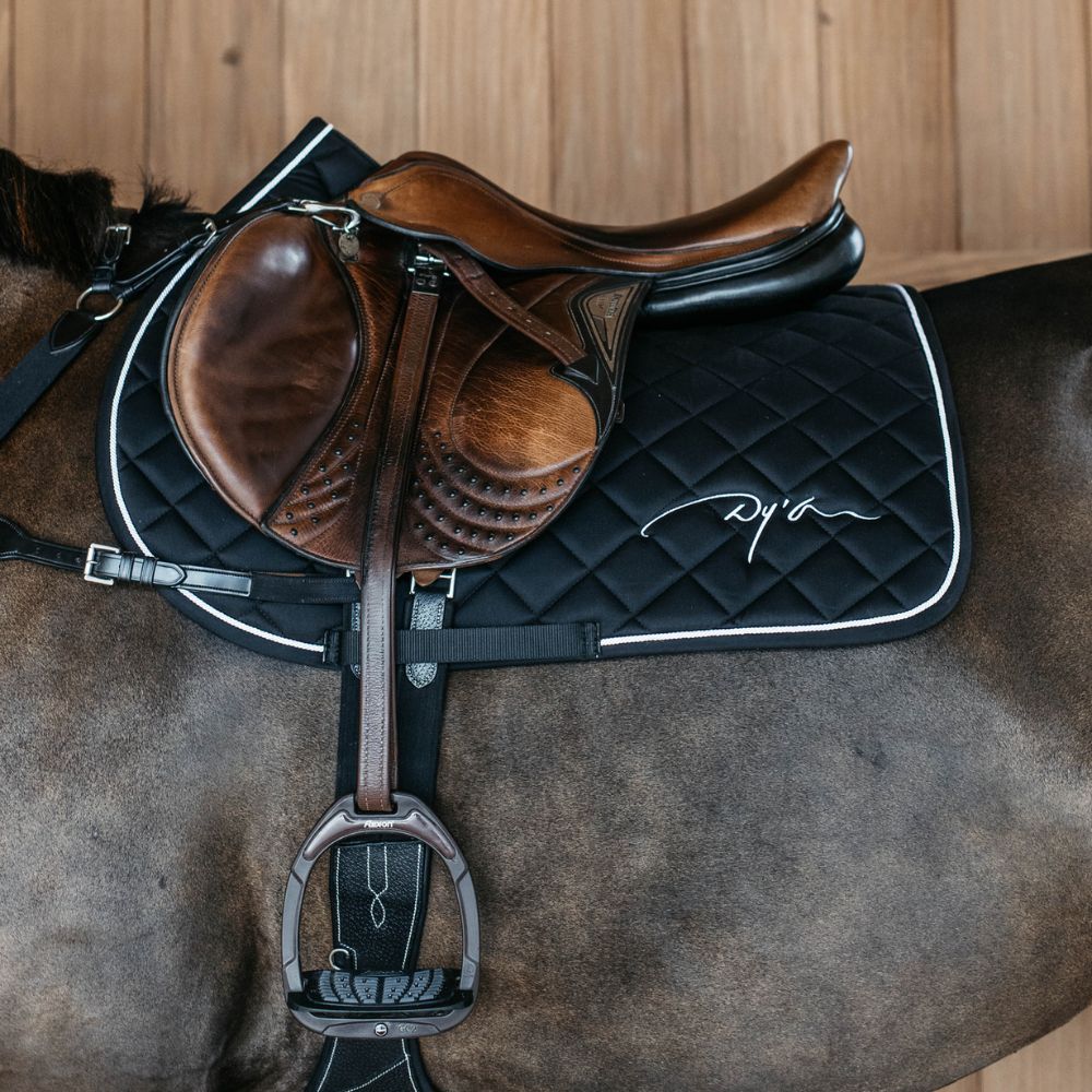 Diamond Saddle Pad Jumping | Black