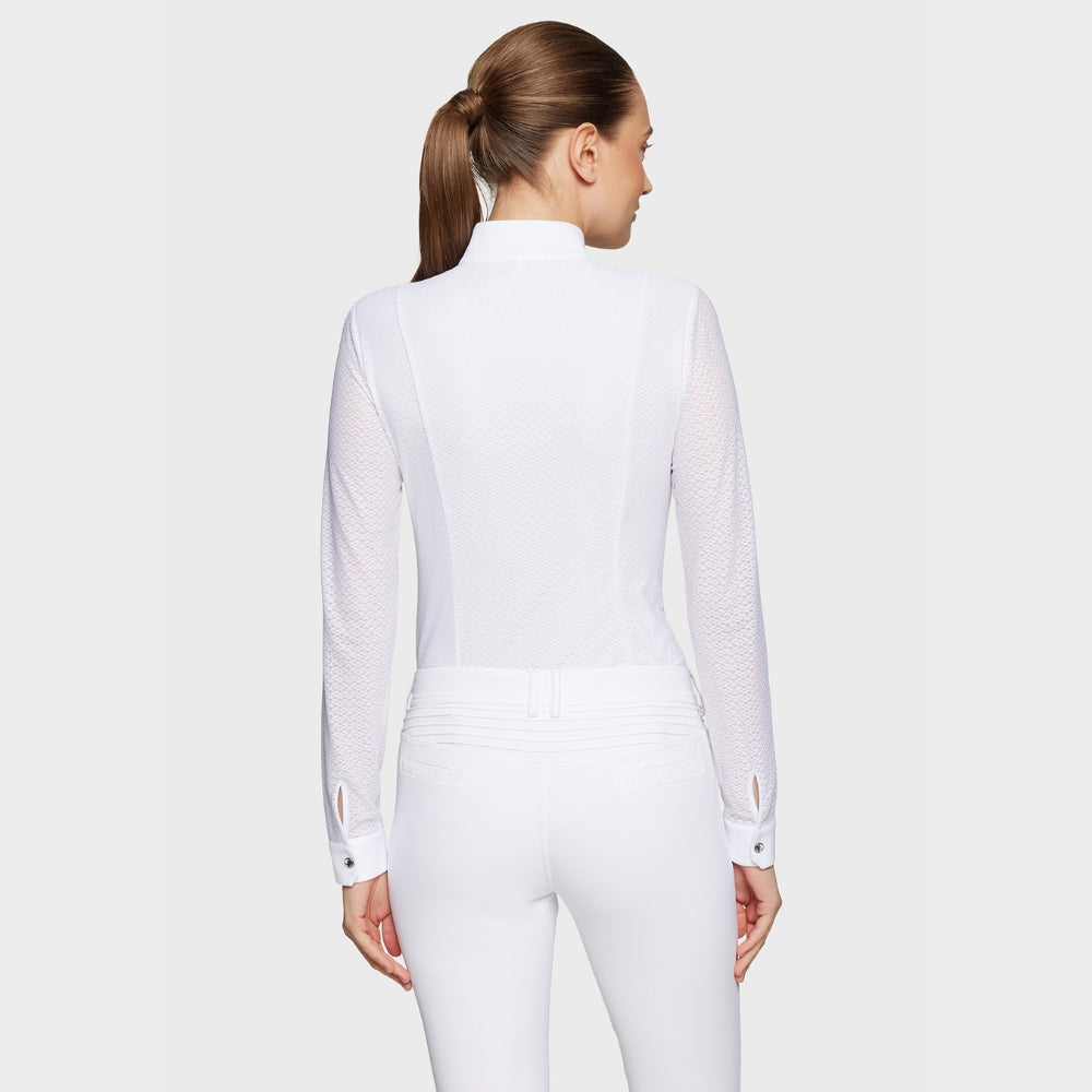 Ladies Marina Show Shirt | Long Sleeves | White