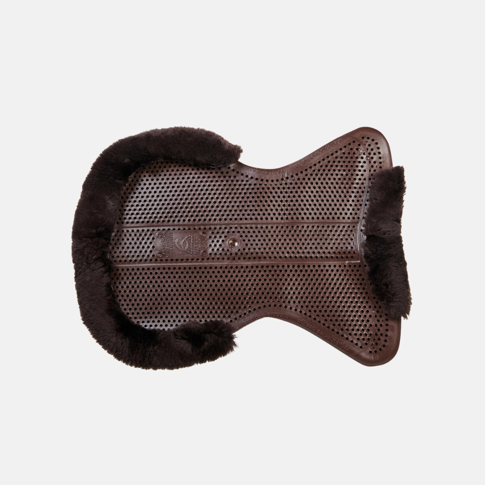 Cut Out Sheepskin Gel Pad With Dri-Lex | Brown