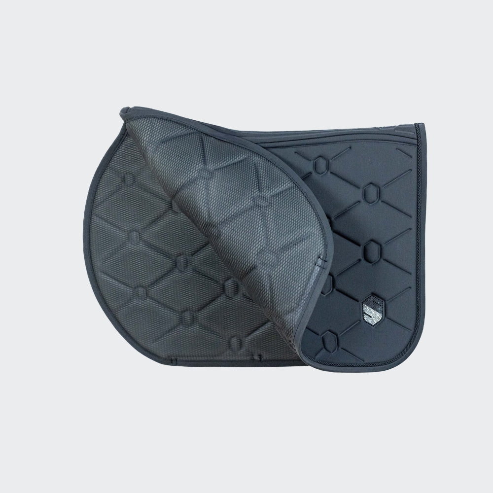 SpineShield Swarovski Jumping Saddle Pad | Anthracite