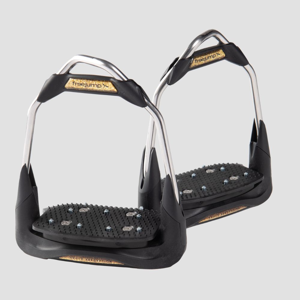 Air'S Stirrup | Black | Glitter Gold
