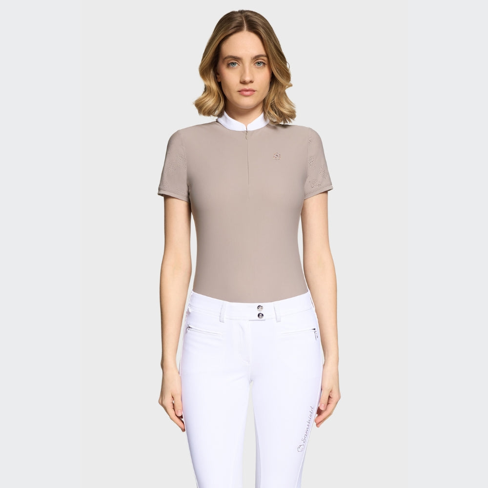Ladies Philae Air Show Shirt | Short Sleeves | Latte