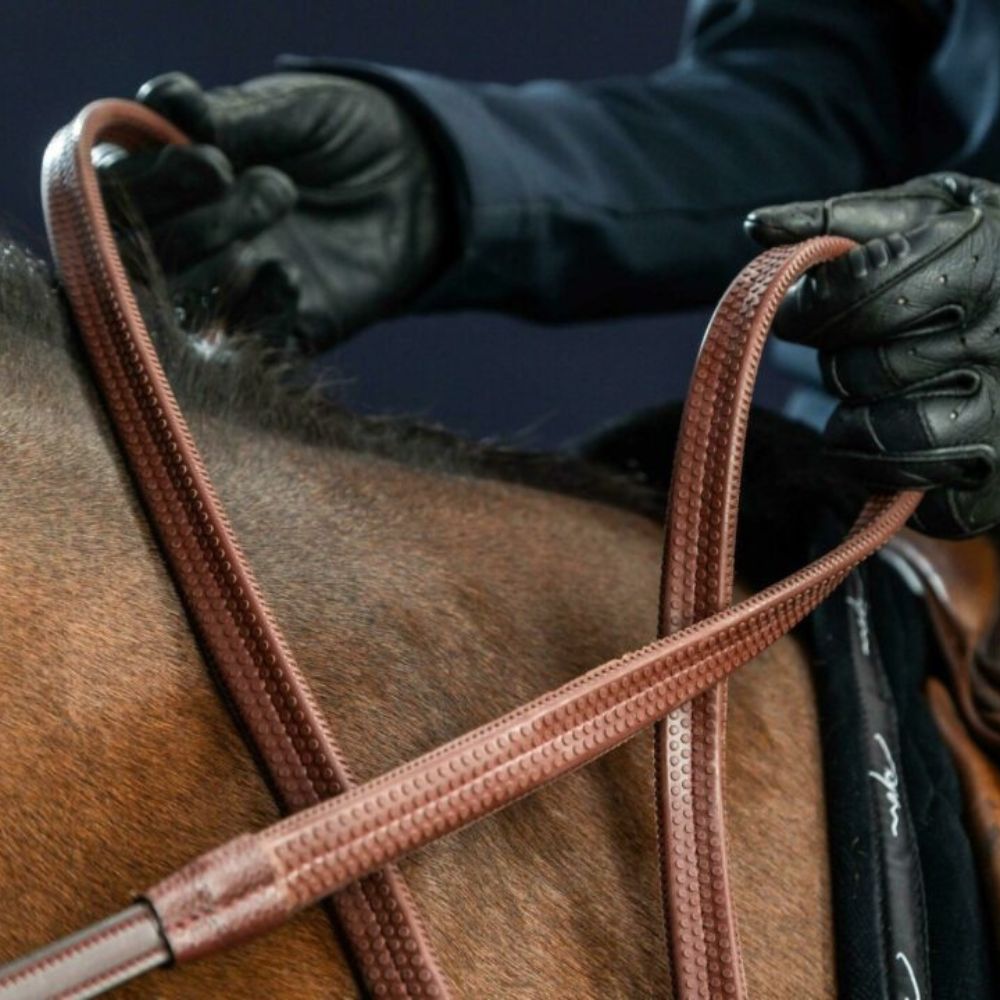 New English 1/2 Rubber Reins