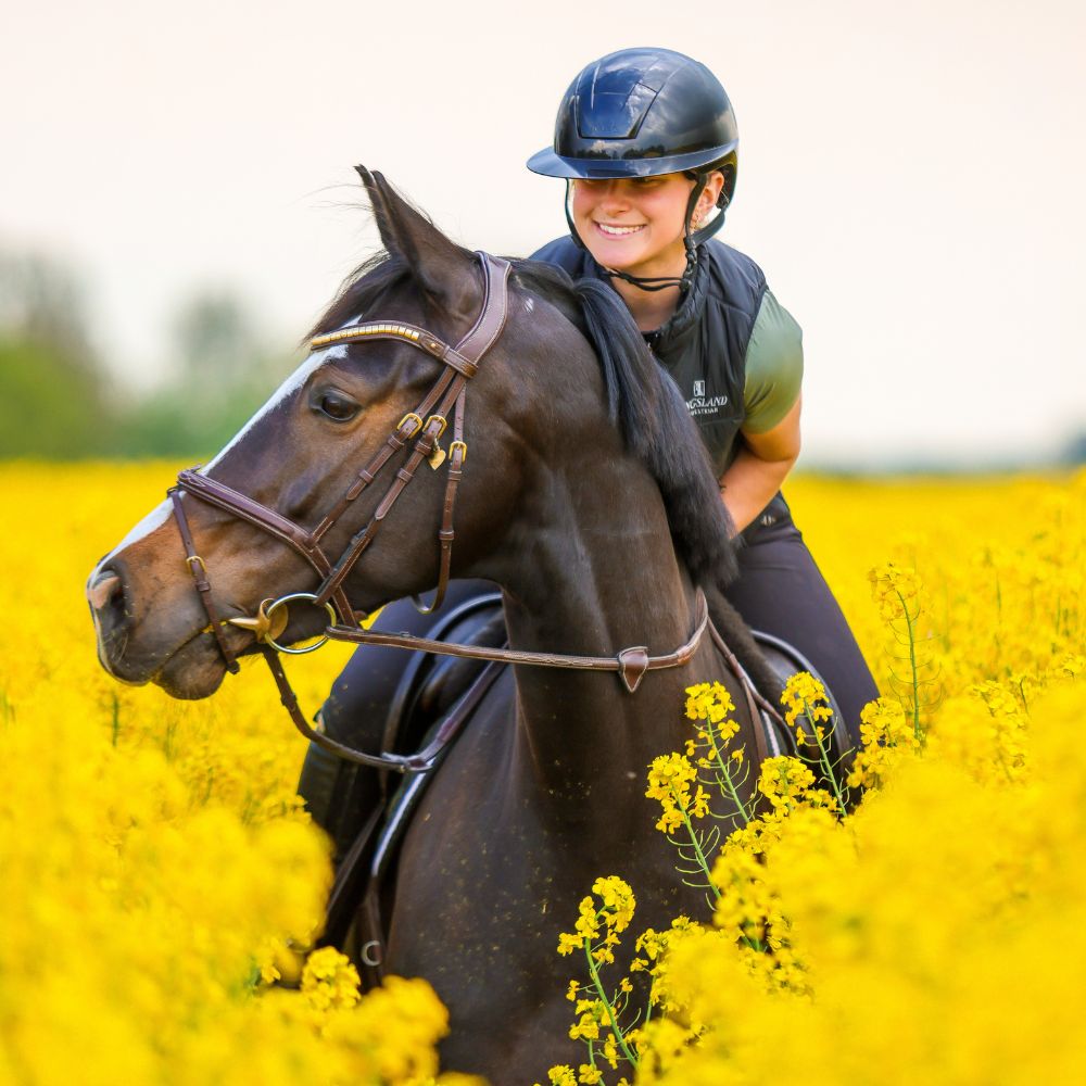 Kooki Lady Riding Helmet | Navy | Shine