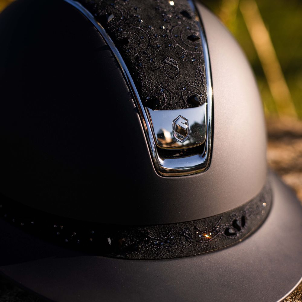 Custom | Miss 2.0 Shadowmatt Crystal Bloom Top & Frontal Band | Black