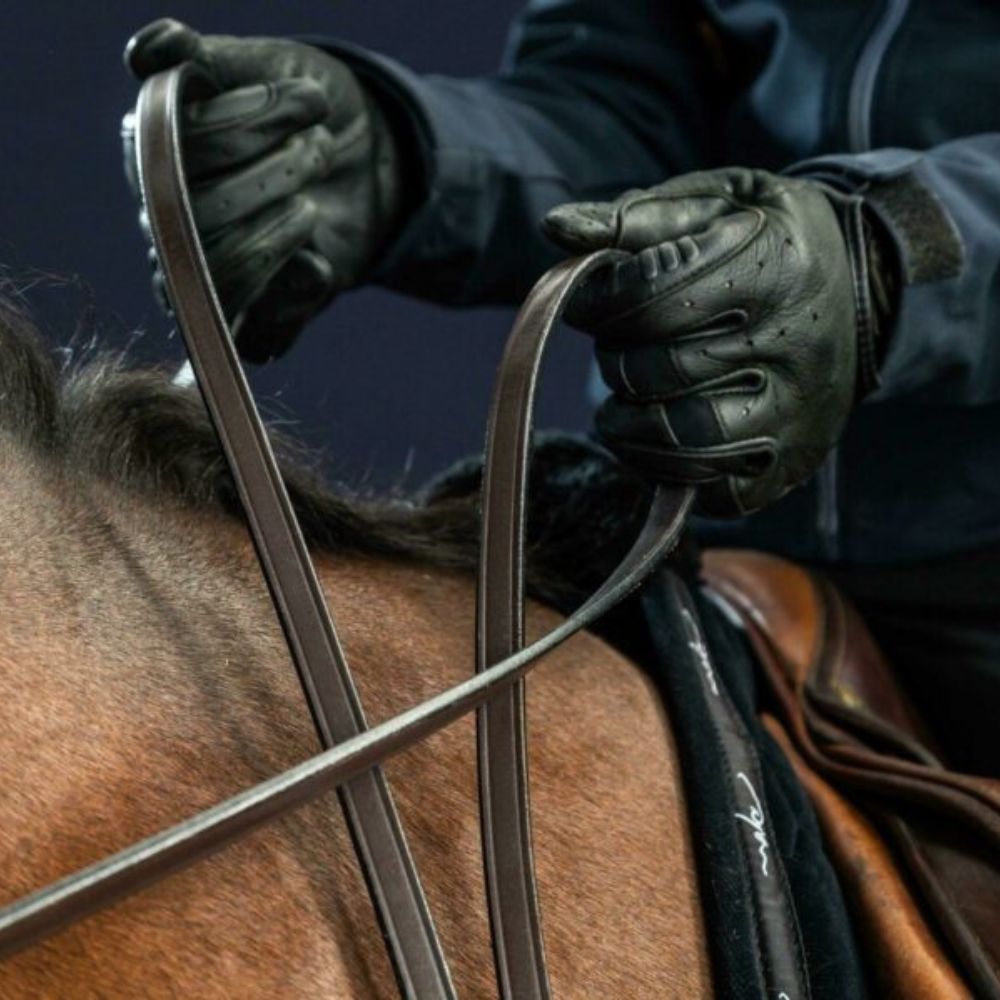 New English 1/2 Full Leather Double Bridle Reins