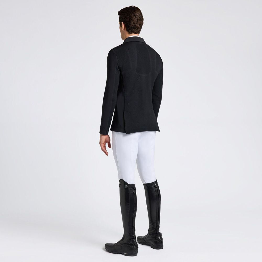 Mens R-Evo Light Tech Knit Zip Riding Jacket - Black