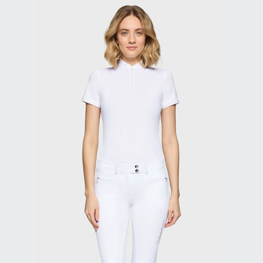 Ladies Aloise Show Shirt | Short Sleeves | White