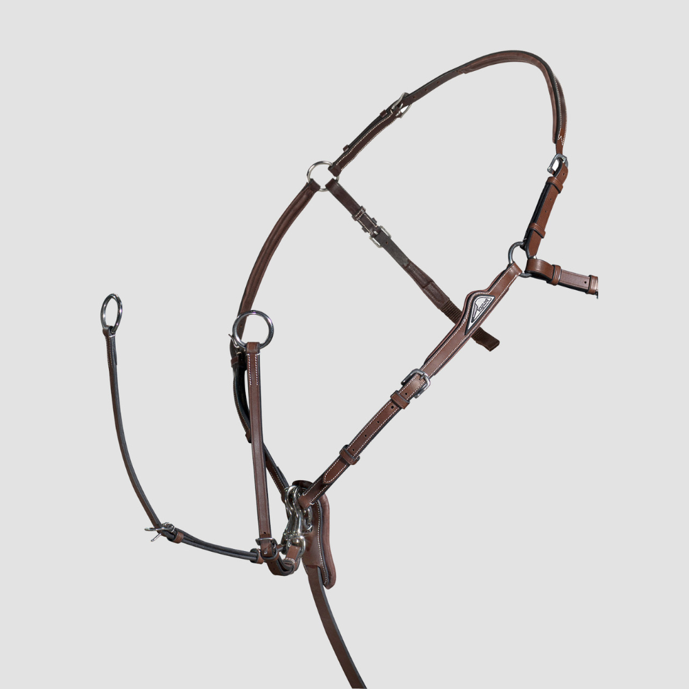 Breastplate With Removable Martingale | Brown