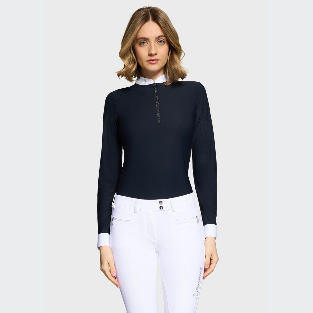 Ladies Lou Show Shirt | Long Sleeves | Navy