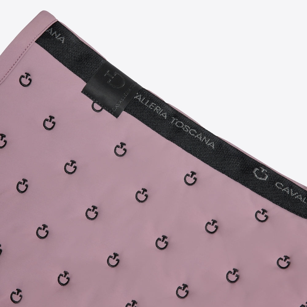 CT Embroidery Quilted Jumping Saddle Pad | Rosa