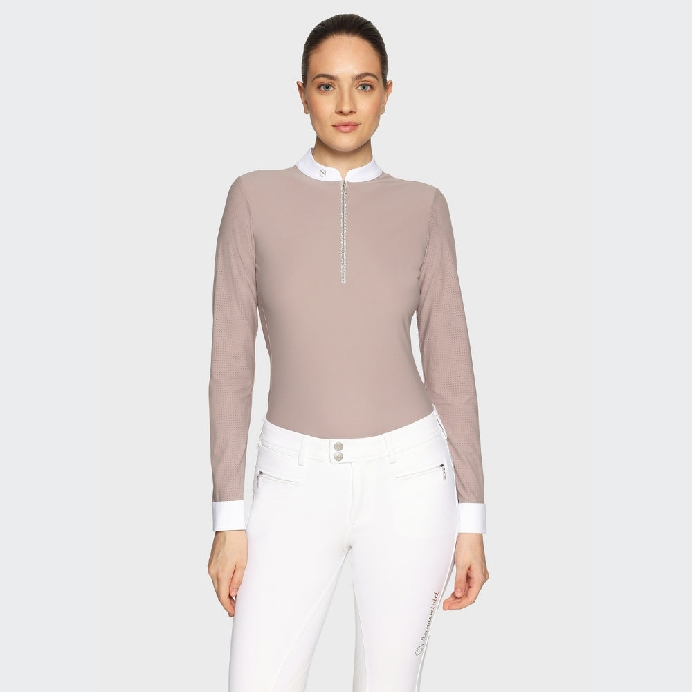 Ladies Lou Show Shirt | Long Sleeves | Latte