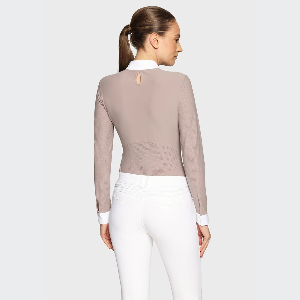 Ladies Lou Show Shirt | Long Sleeves | Latte