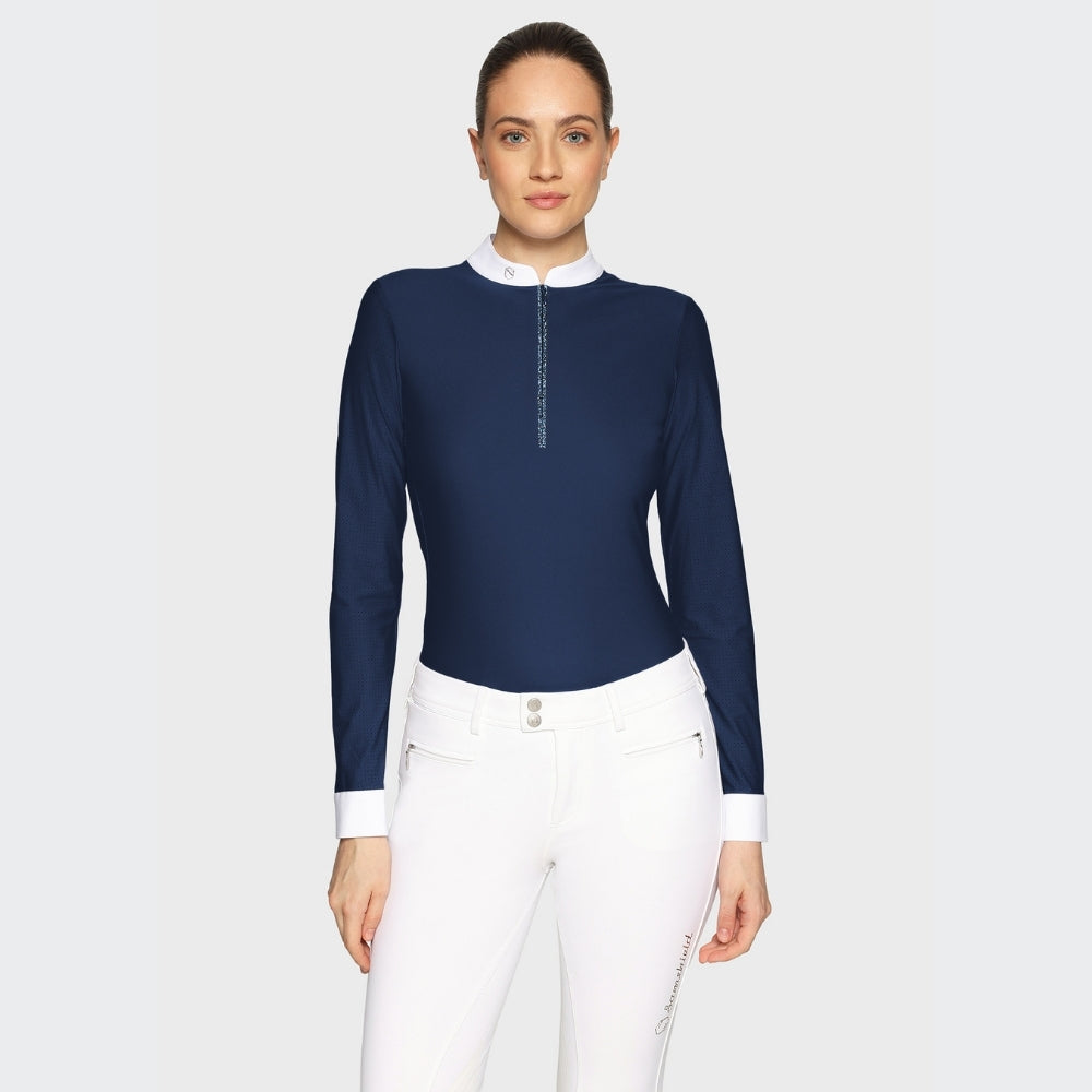 Ladies Lou Show Shirt | Long Sleeves | Sapphire