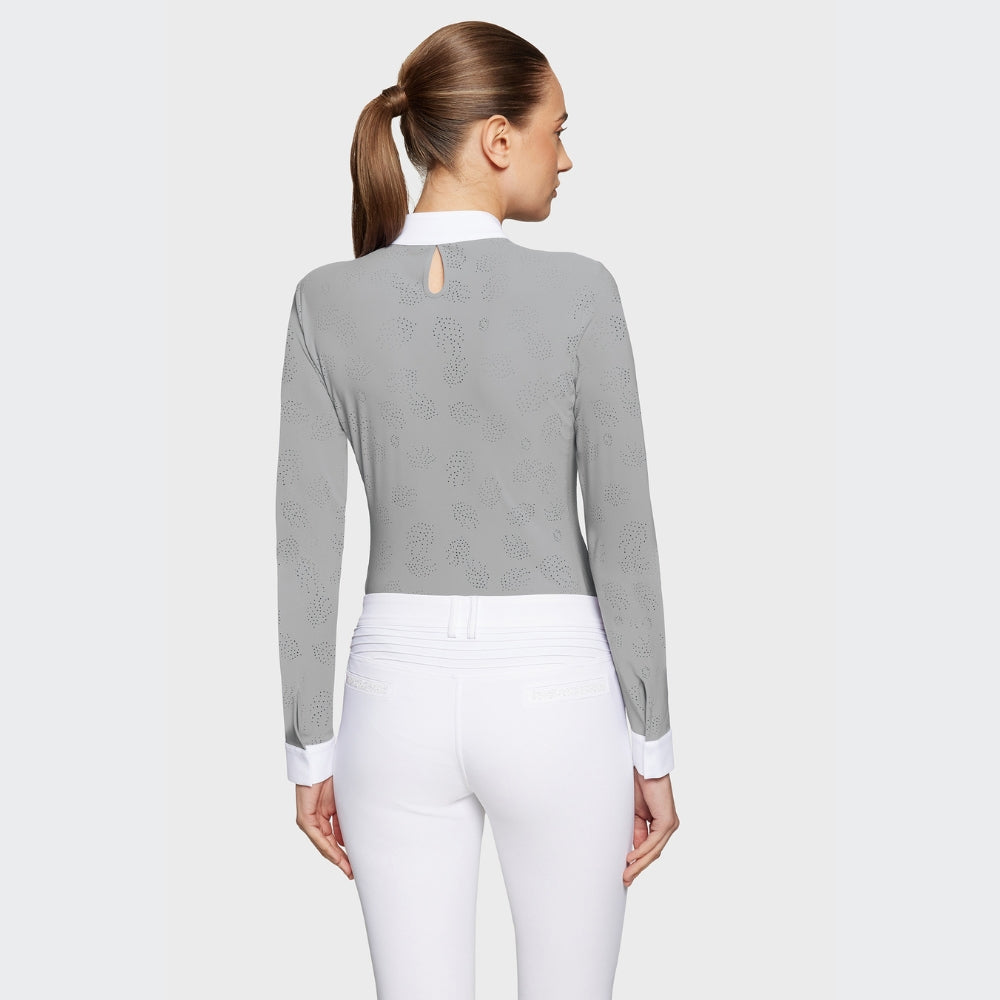 Ladies Louison Air Show Shirt | Long Sleeves | Light Grey
