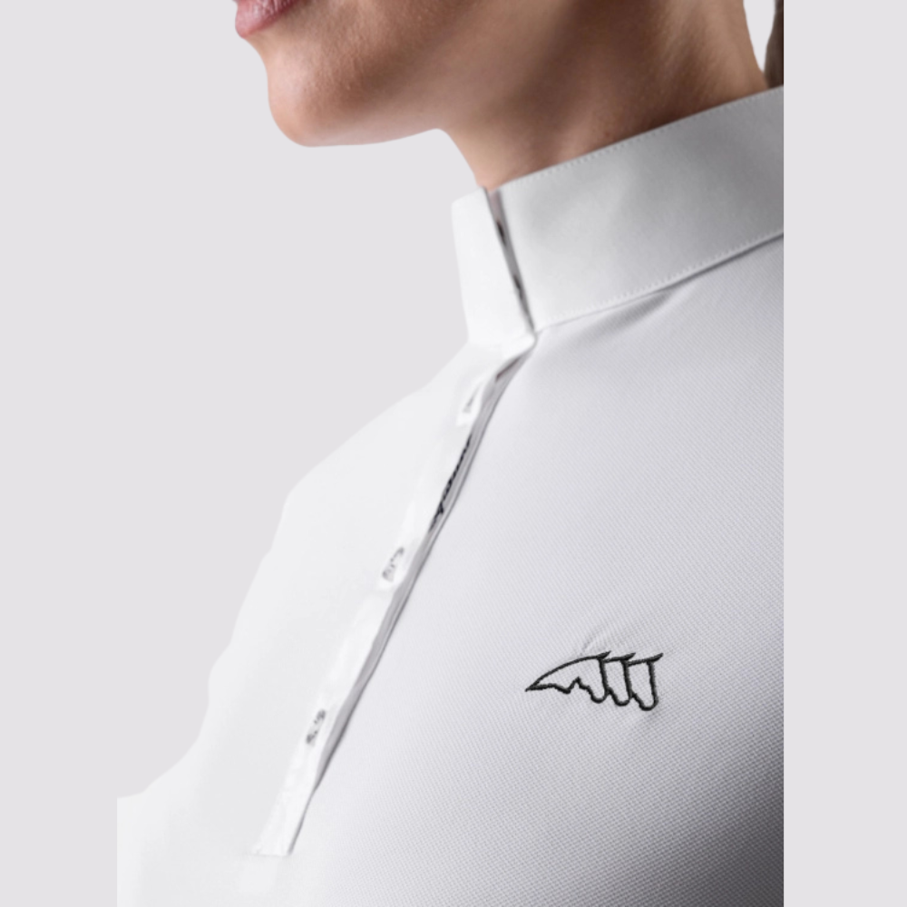 Ladies Lily Short Sleeve Show Shirt | White