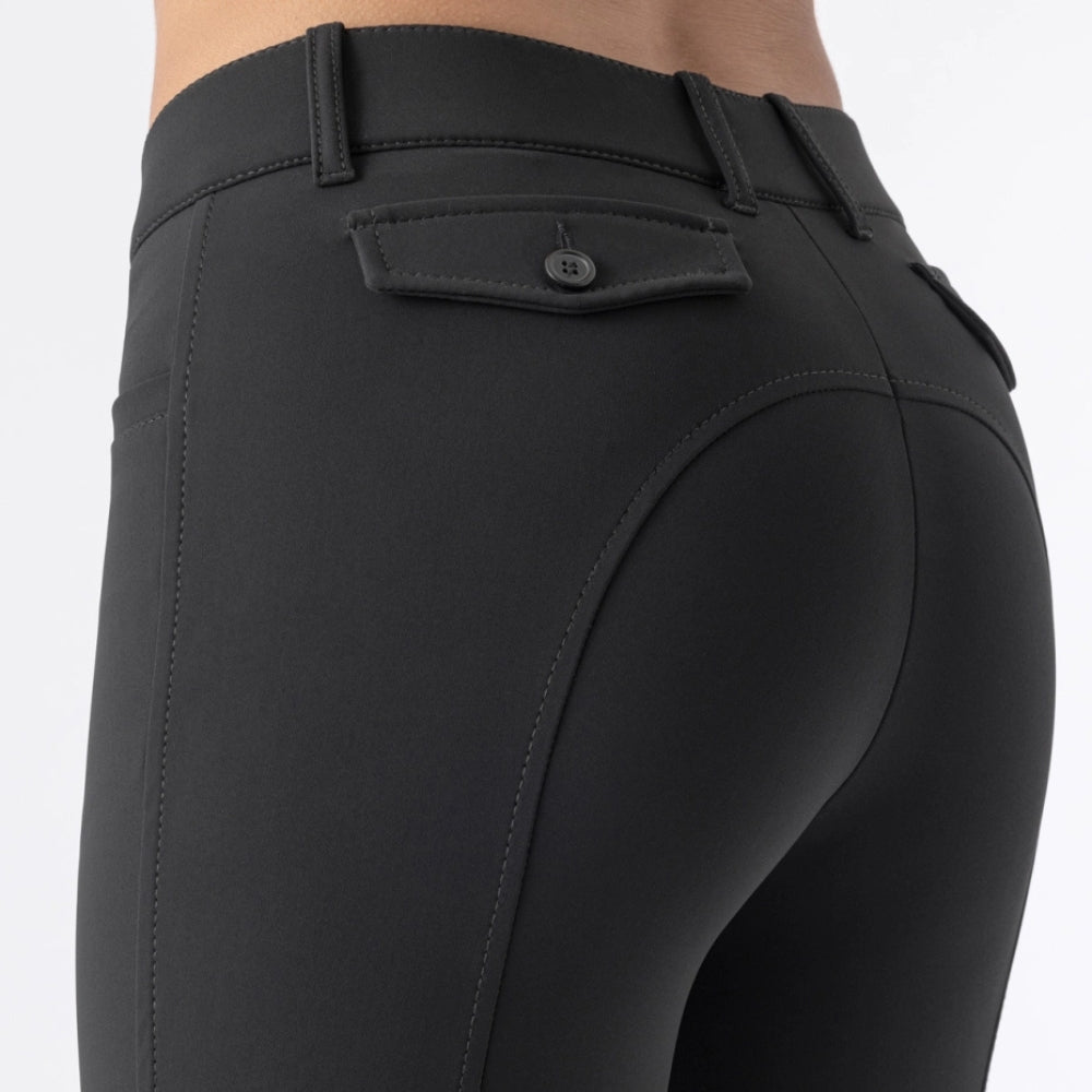 Ladies Atirk B Move Breeches | Medium Rise | Knee Grip | Black