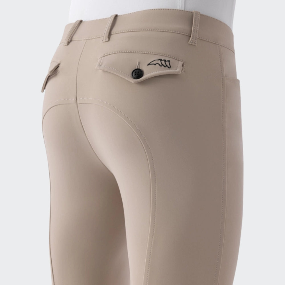 Mens Grafton B Move Breeches | Knee Grip | Beige