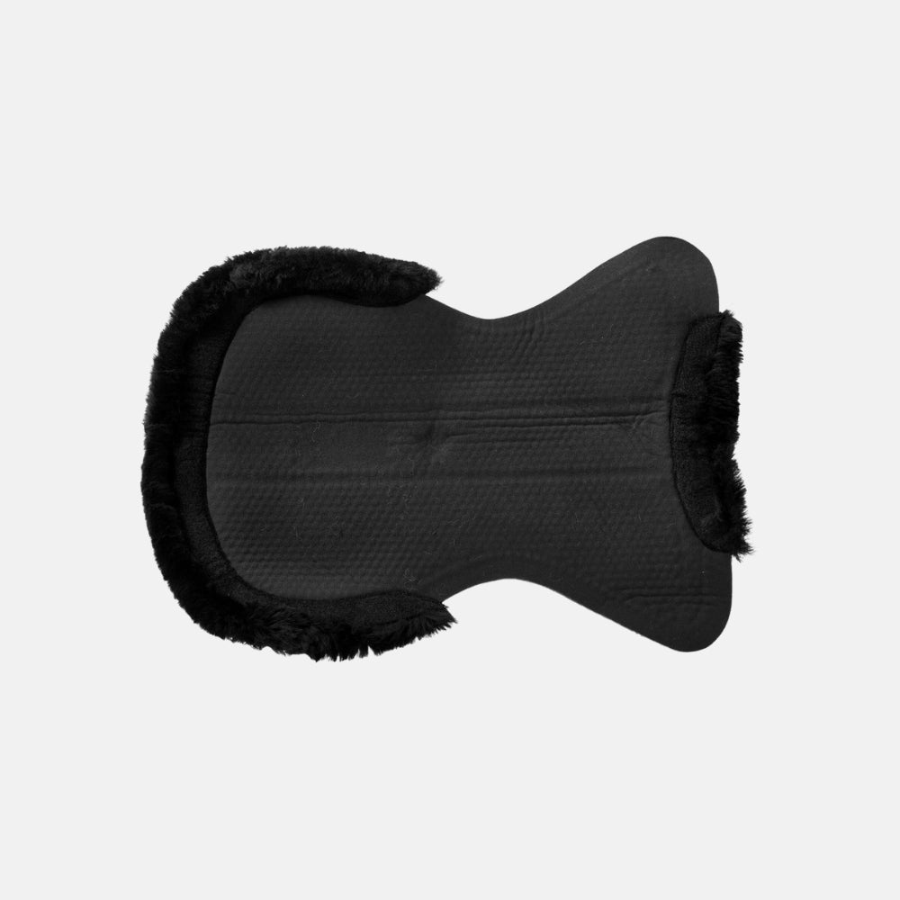 Cut Out Sheepskin Gel Pad With Dri-Lex | Black