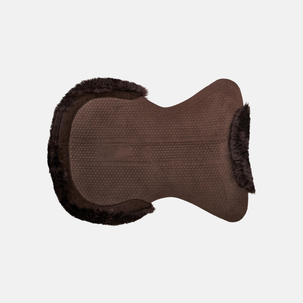 Cut Out Sheepskin Gel Pad With Dri-Lex | Brown