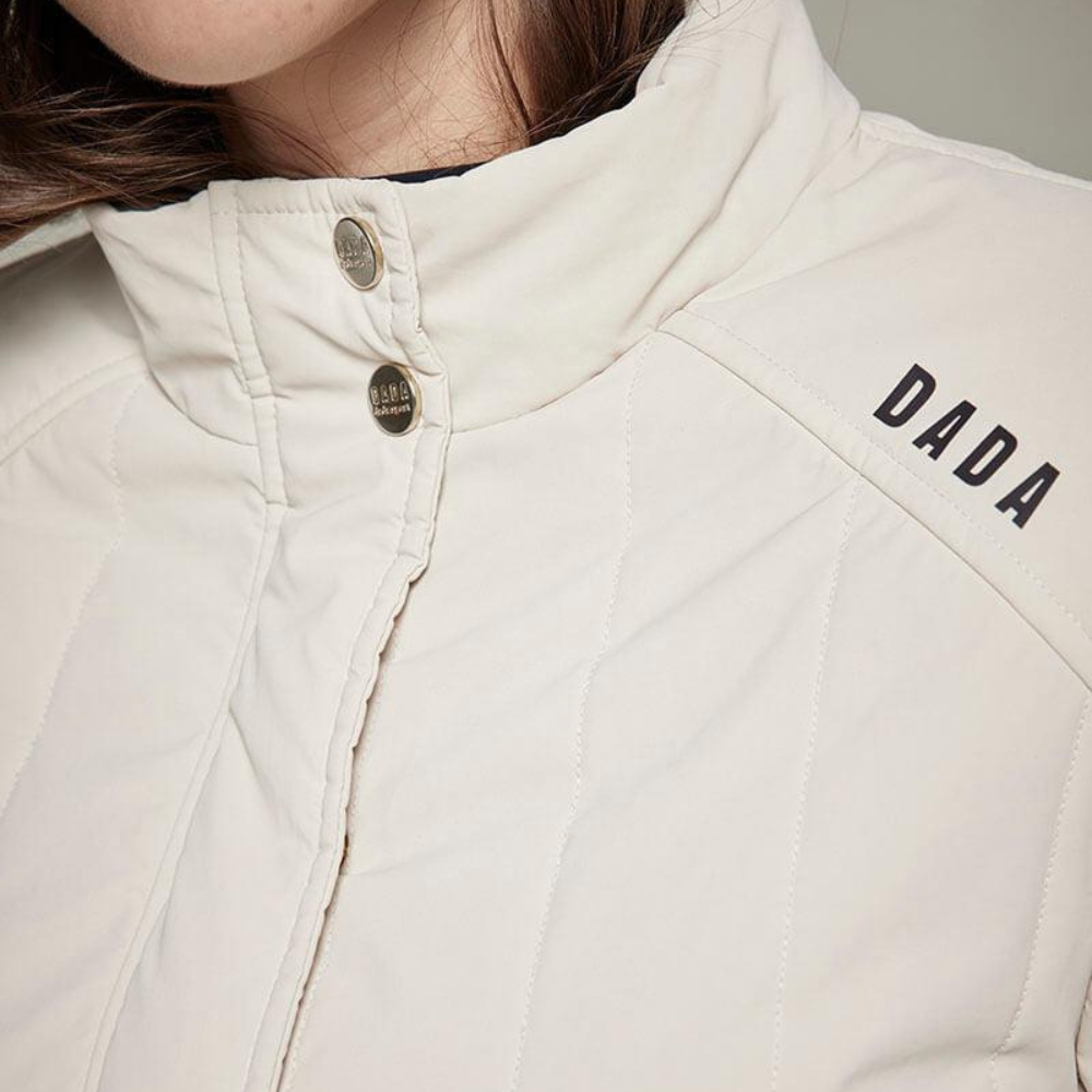 Ladies Tinka Puffer Coat | Chalk