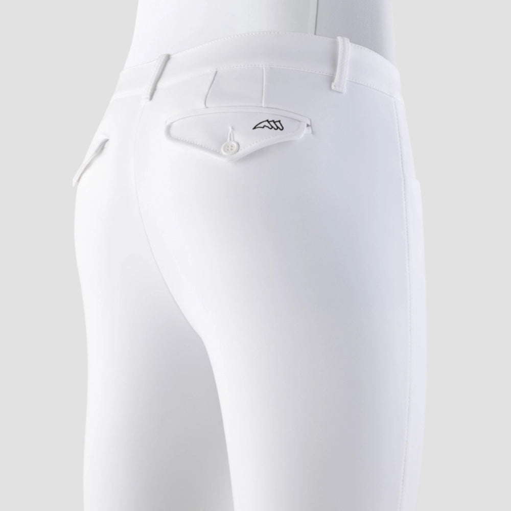 Mens Albertk B Move Breeches | Knee Grip | White
