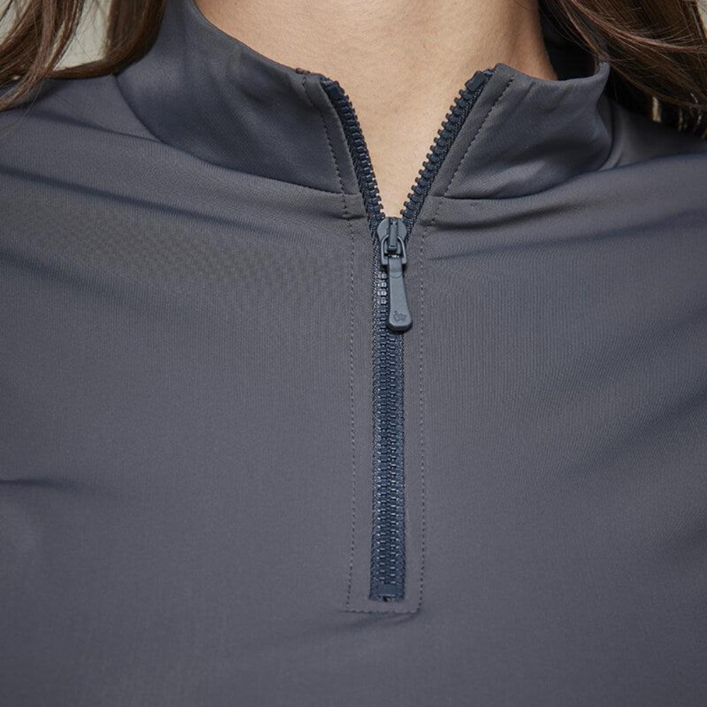 Ladies Indie New Long Sleeve Training Polo | Storm Grey