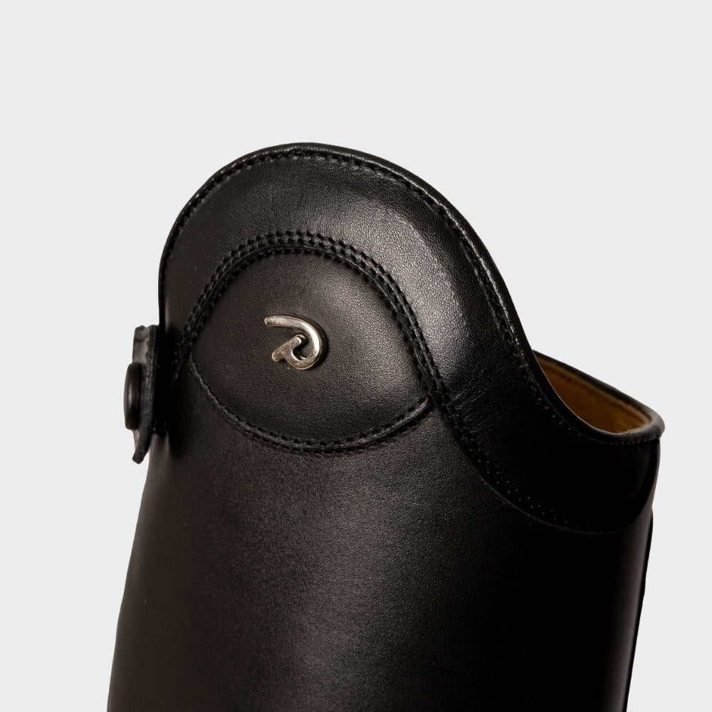 Tall Riding Boots With Laces | Black