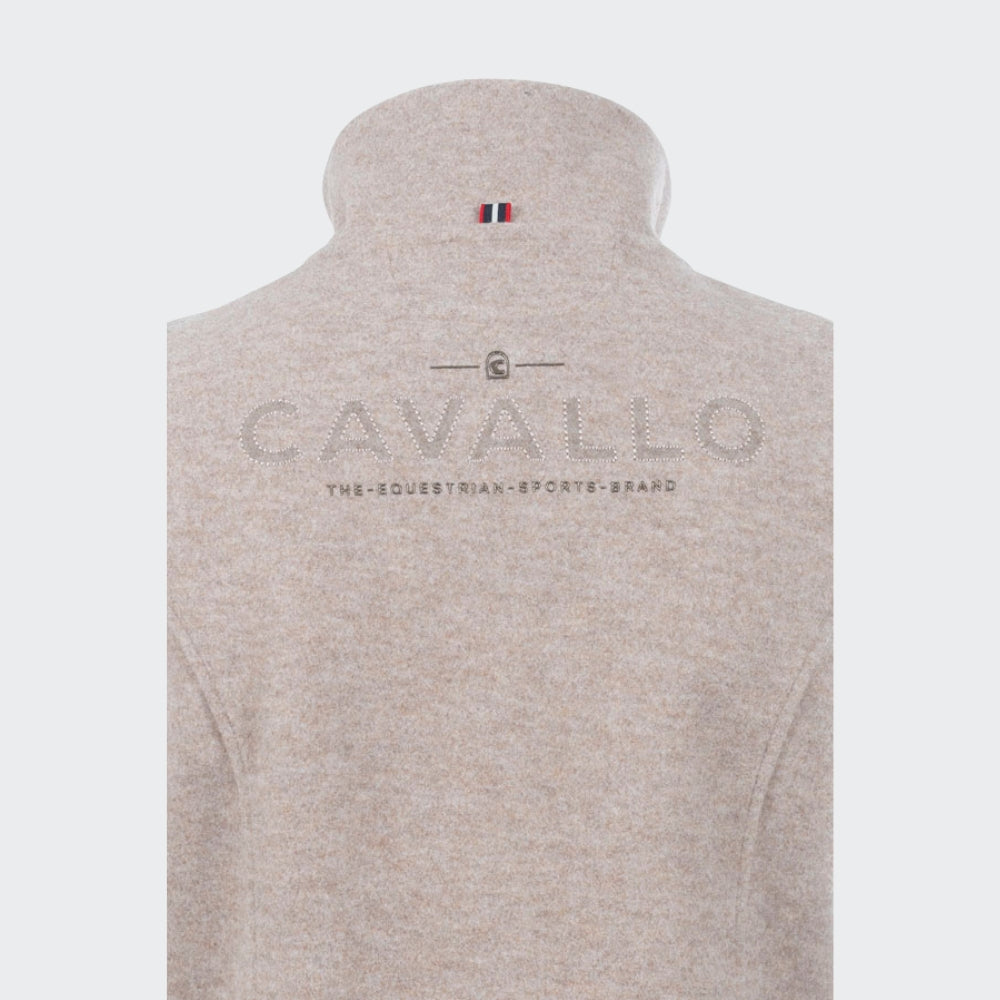 Ladies Cavalrebeca Wool Vest | Beige