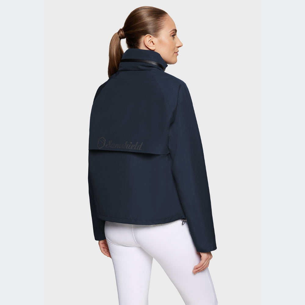 Ladies Lina Short Raincoat | Navy