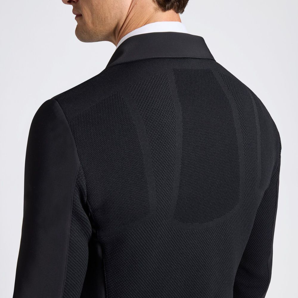 Mens R-Evo Light Tech Knit Zip Riding Jacket - Black