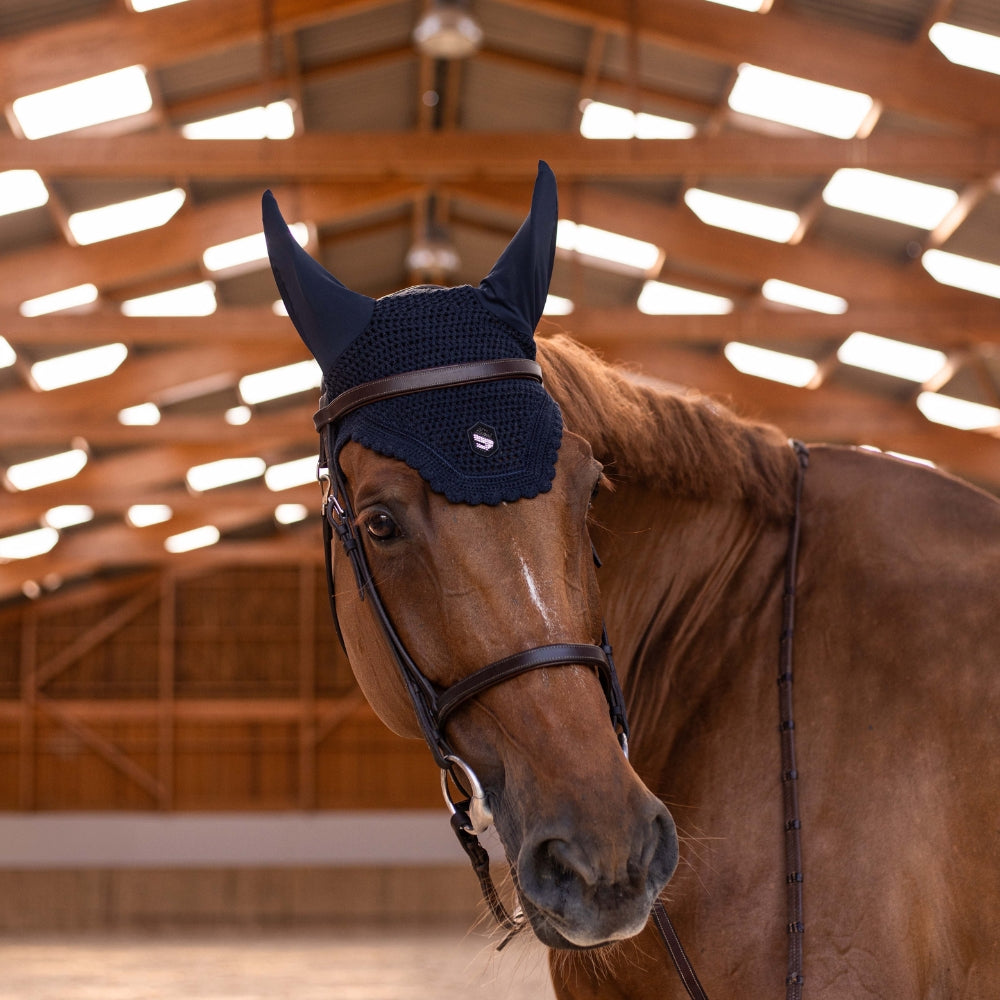 FlyShield Swarovski Fly Hood | Navy