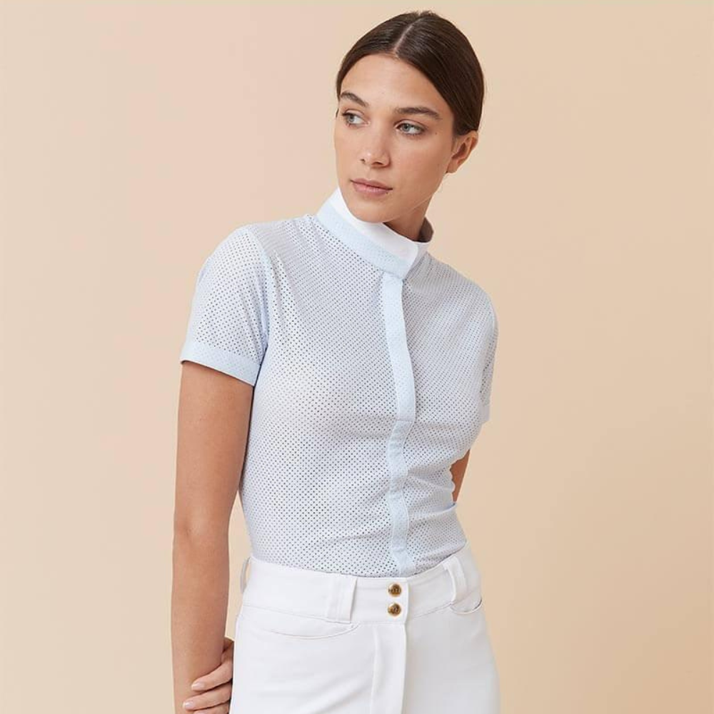 Ladies Helios Short Sleeve Competition Polo | Sky Blue