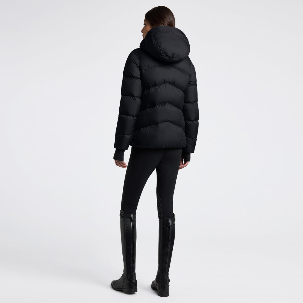 Ladies CT Hooded Down Padded Coat | Navy